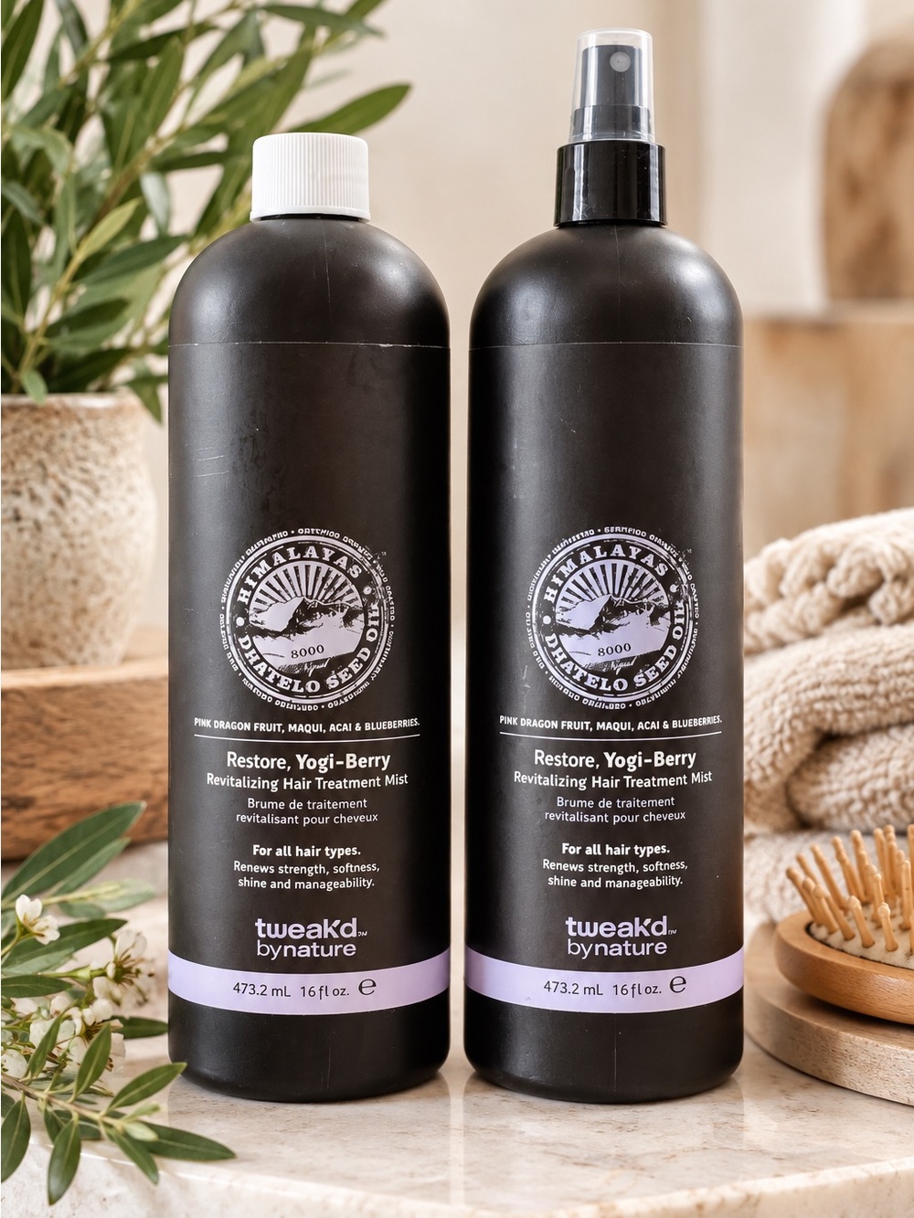 Tweak d by Nature - Restore Revitalizing Hair Treatment Mist 2 PACK BUNDLE